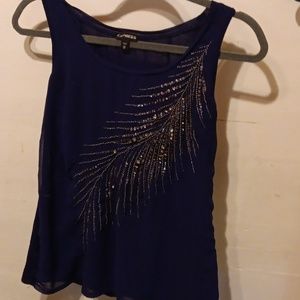 EXPRESS Halter Top double layer Size XS